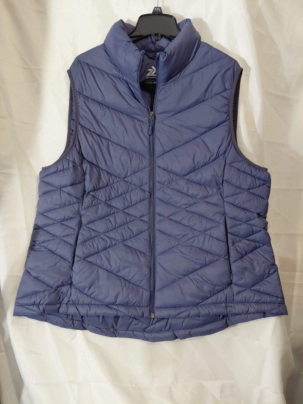 ZeroXposur Women's Blue Quilted Packable Vest